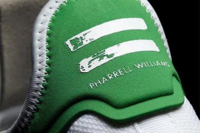 Pharrell Williams Adidas Tennis Hu White Green 3