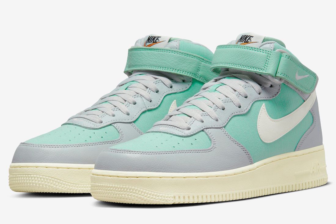 Official Images: Nike Air Force 1 'Enamel Green' Canvas - Sneaker Freaker