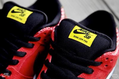 Nikesb Dunk Low Firecracker Pack Red Tongue Detail 1