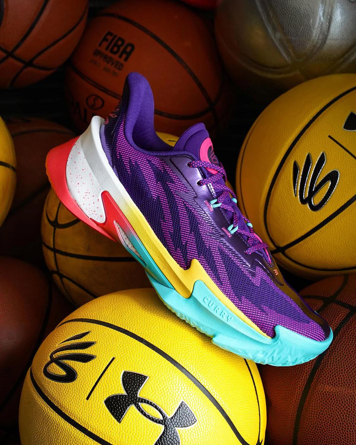 curry brand series 7 world tour on basketballs