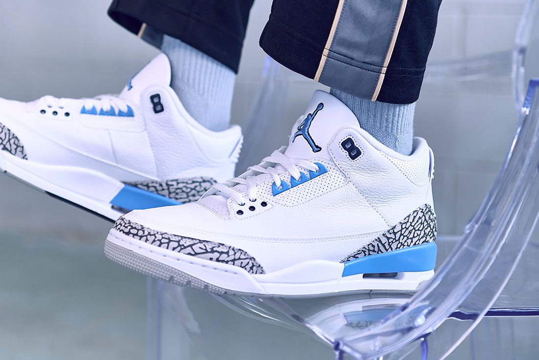 The Air Jordan 3 'UNC' is Top of the 
