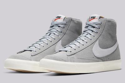 Nike Blazer Mid 77 Grey Suede 1