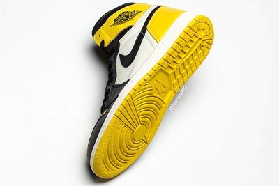Air Jordan 1 Yellow Toe Ar1020 700 Release Date Angle Sole