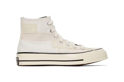 Converse Patchwork Chuck 70 High Sneakers White Lateral