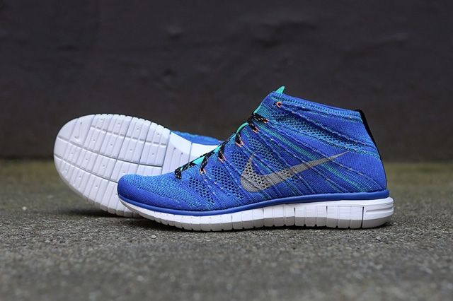 Nike free flyknit outlet chukka game royal