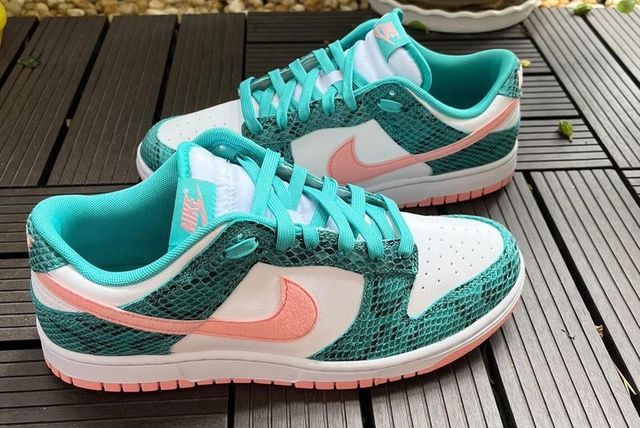 First Look! Potential South Beach-Inspired Snakeskin Nike Dunk Low ...