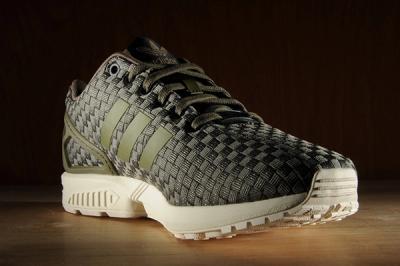 Adidas Zx Flux Reflective Weave Olive 5