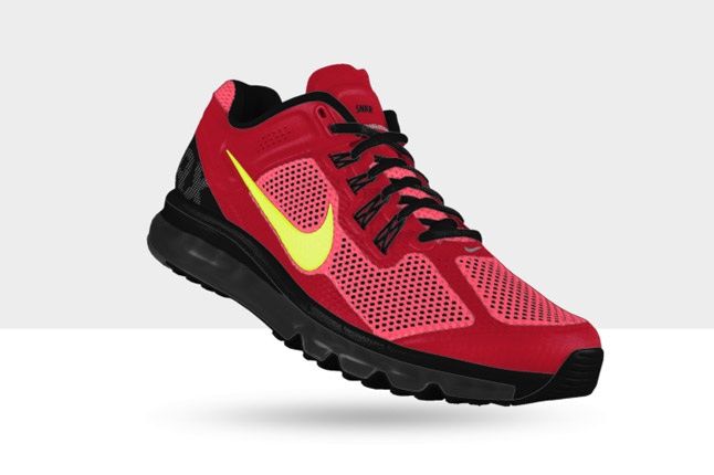 Nikeid Air Max Red Yellow Pink 1