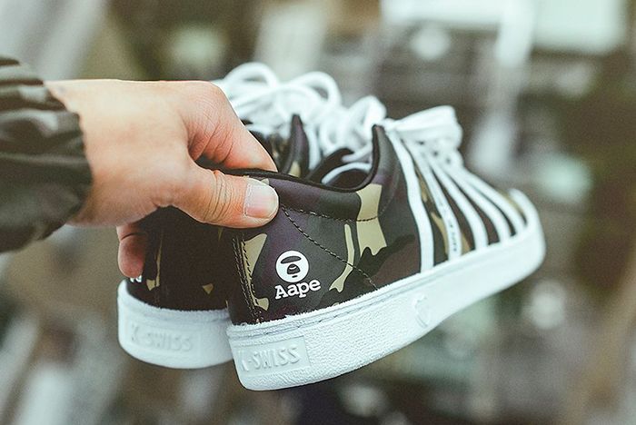 Aape By A Bathing Ape X K-Swiss Classic 66 - Releases