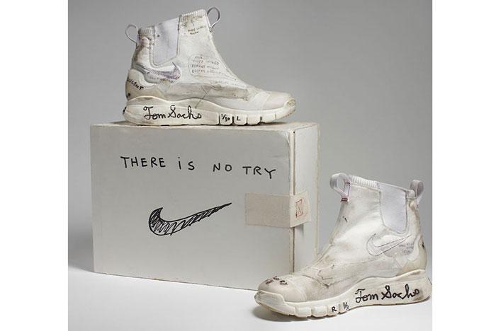 Tom Sachs Nike Mars Leaked White Pair With Box