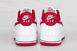 nike air force white gym red