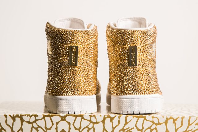 Golden Jays Made with 15,000 Crystals Cost $6500 - Sneaker Freaker