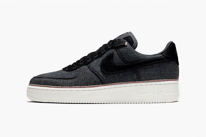 Nike 3 X 1 Air Force 1 Black Side