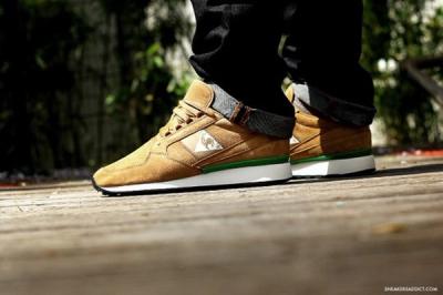Le Coq Sportiff Eclat Suede Fox Sprtgrn Promo 1