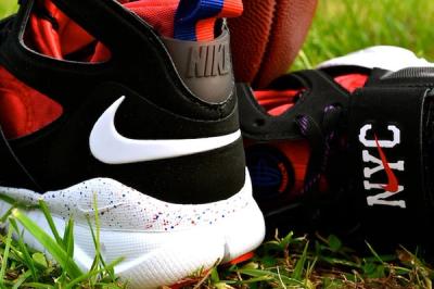 Nike Huarache Free Shield Nyc Giants Side Heel Details 1