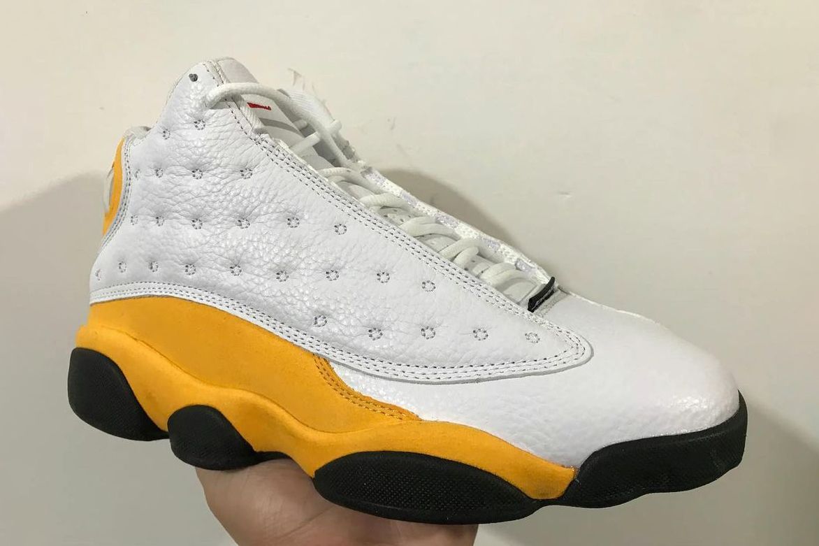 First Look: Air Jordan 13 in White/Yellow - Sneaker Freaker