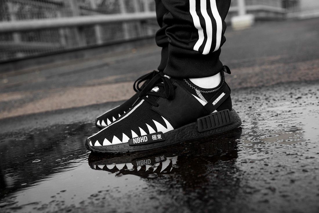 Neighborhood X Adidas Gazelle Nmd R1 On Foot Sneaker Freaker 8