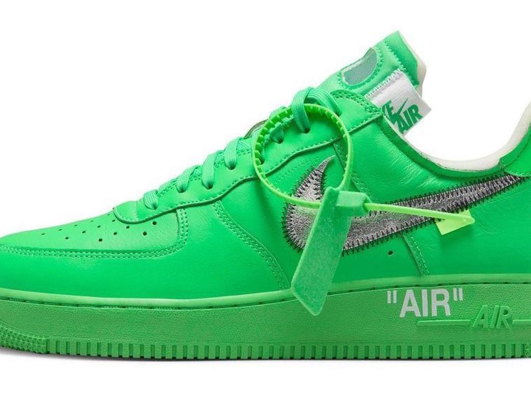 Shock Drop Rumoured! Off-White x Nike Air Force 1 'Light Green Spark' -  Sneaker Freaker
