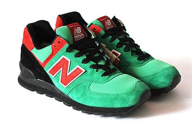 Red Green Black New Balance 1