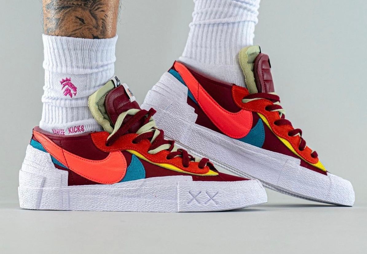 matig Laatste Kosciuszko On-Foot: KAWS x sacai x Nike Blazer Low - Sneaker Freaker