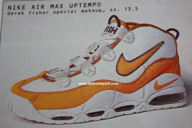 Nike Air Max Uptempo Lakers Home Pe