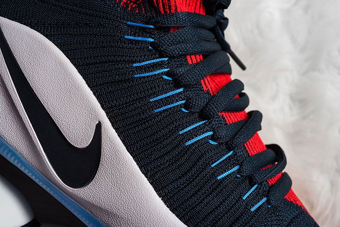Nike Hyperdunk 2016 Flyknit (Dark Obsidian/Bright Crimson