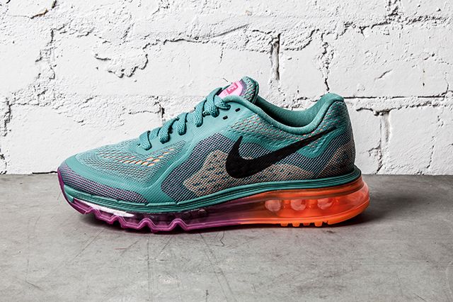 Knipoog Bowling Celsius Nike Air Max 2014 Wmns (Atomic Orange/Forest Green) - Sneaker Freaker