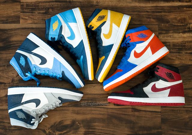 Take a Look at the Entire Air Jordan 1 College PE Collection - Sneaker ...
