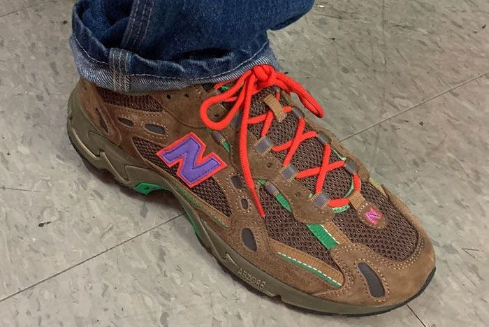 Stray Rats New Balance 827 On Foot Right
