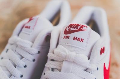 Nike Air Max 1 Leather Og White Uni Red 4