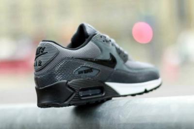 Nike Wmns Air Max 90 Pure Platinumdark Grey Black 2