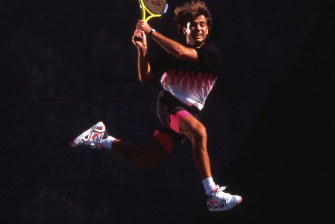Andre Agassi's Early-90s Sneaker Style 