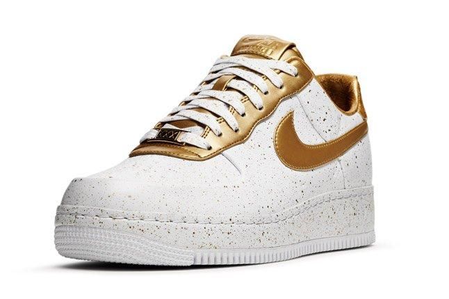 24K Pearl-gold Sneaker Lacedaimon Luxory & Custom X Nike Air 