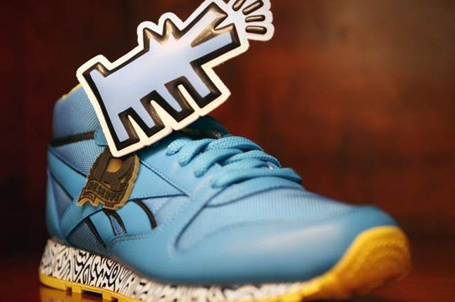 Reebok Keith Haring Bodega Launch Haring Sneaker Blue 1