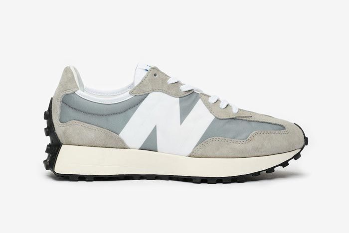 New Balance 327 Grey White Lateral
