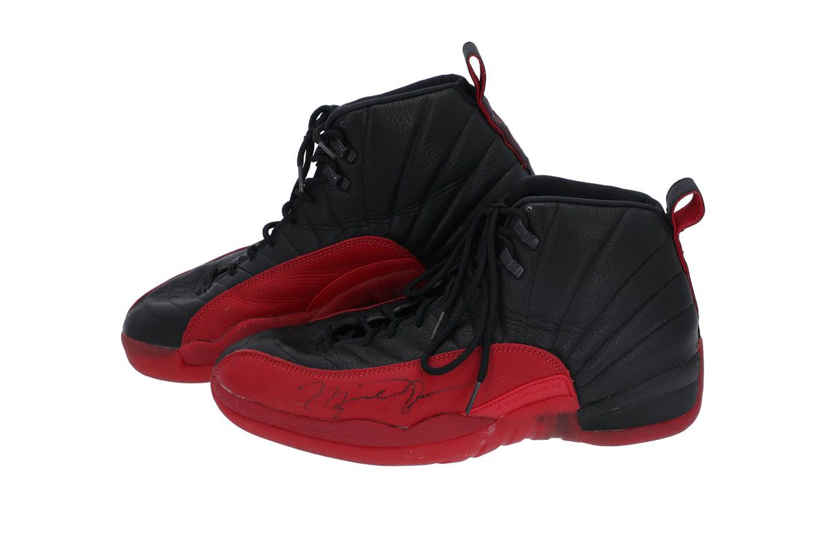 Michael Jordan s Flu Game Worn Air Jordan 12s Sell for 1.38 Million Industry News