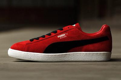 Puma Suede Made In Japan Red Profile 1