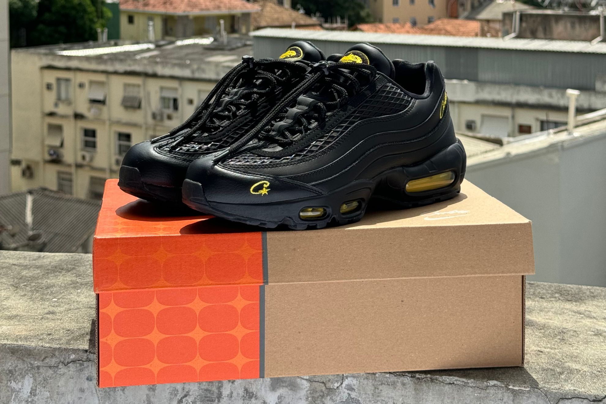 Drop Details! Corteiz x Air Max 95 'Honey Black' - Releases