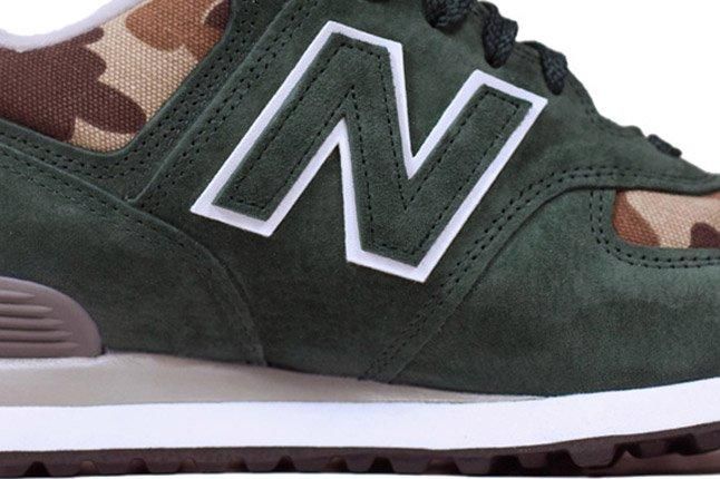 Ball And Buck New Balance Us574 Mountain Green Lateral 1