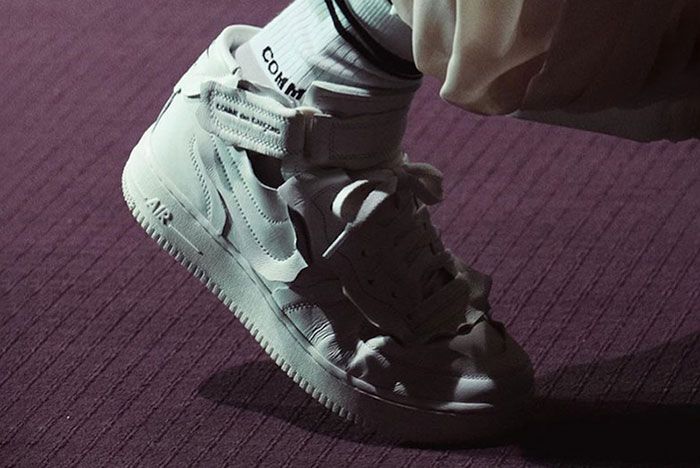 Comme Des Garcons Nike Air Force 1 Mid Release Date Leak
