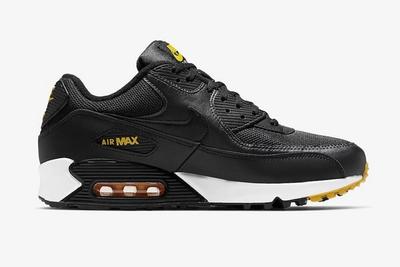 Nike Air Max 90 Black Yellow White Medial