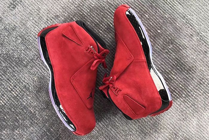 Red on sale suede 18s