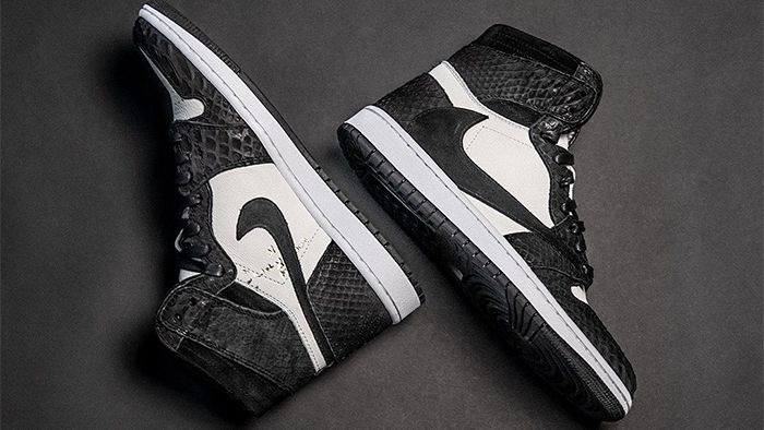 The Shoe Surgeon multi Crocodile Yin Yang Jordan 1 Sneakers