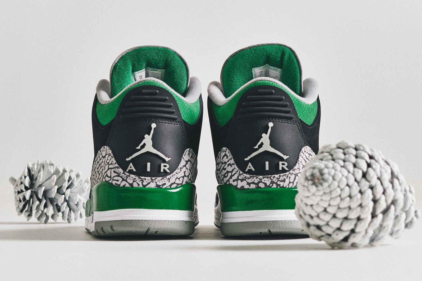 aj3 pine green