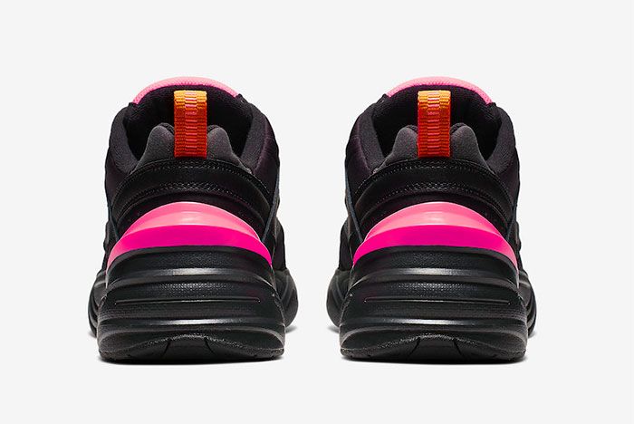 Nike M2K Tekno Black Pink Av4789 008 Heel Shot