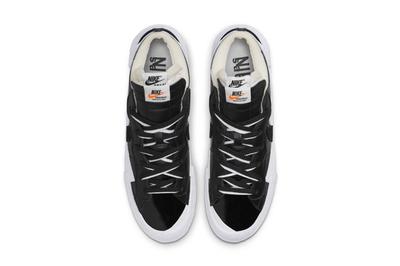 sacai x Nike Blazer Low Black/White