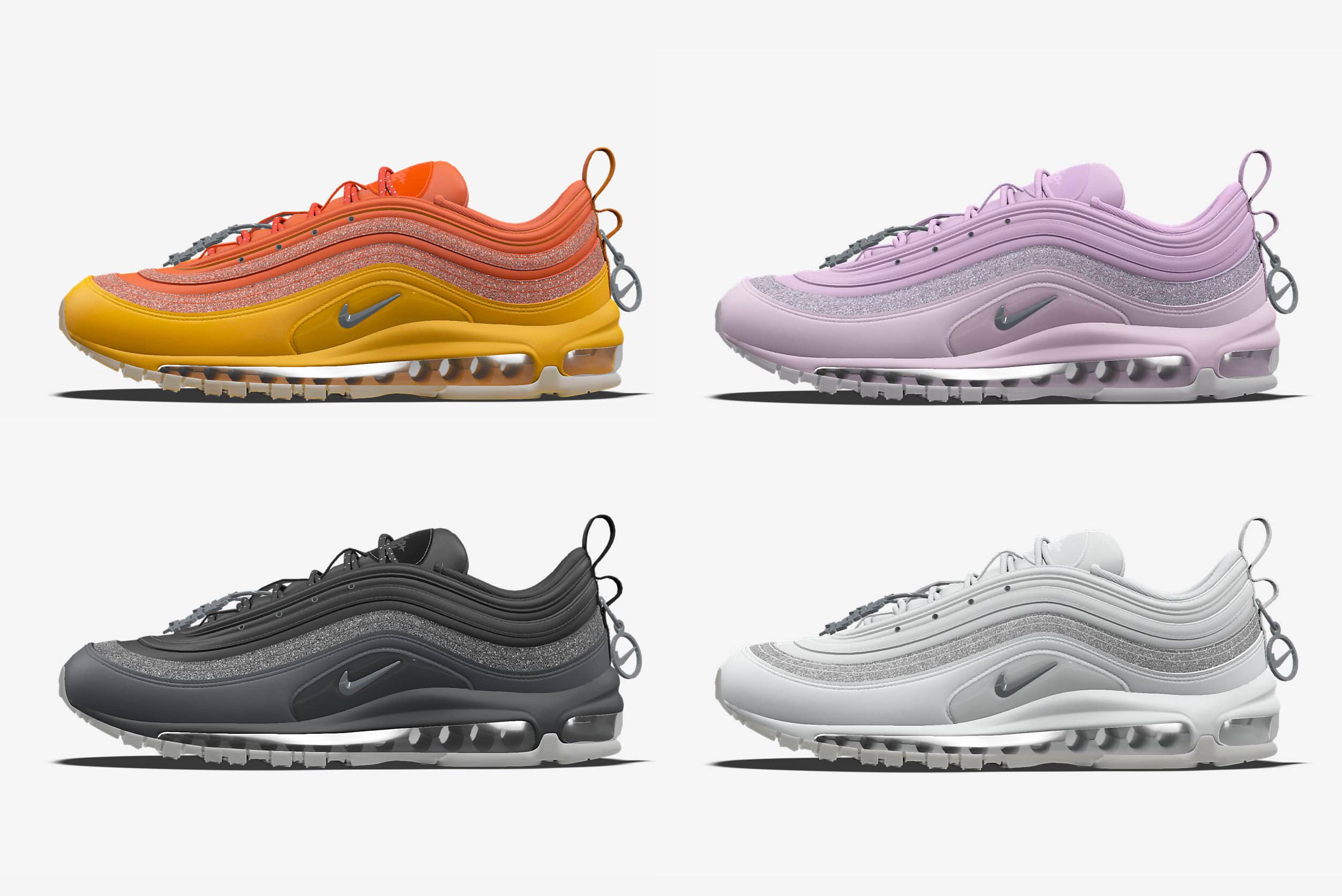Megan Thee Stallion neutral Nike by You Air Max 97
