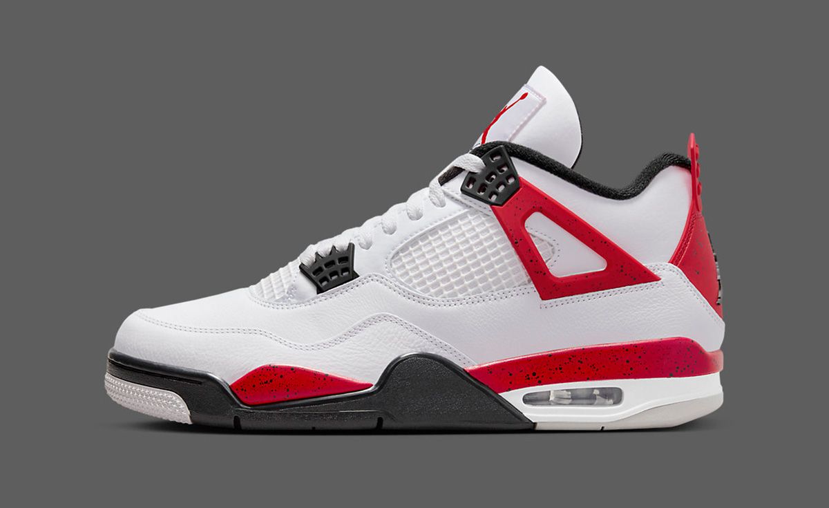 Jordan 4 red on sale cement