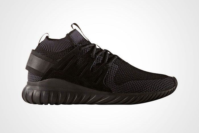 adidas tubular primeknit black