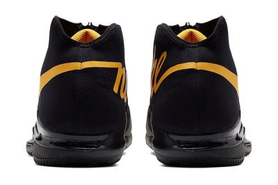 Nike Air Zoom Vapor X Glove Black Gold Aq0568 001 Release Date Heel
